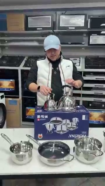 VL-3015 набор кастрюль Vicalina медицинская сталь